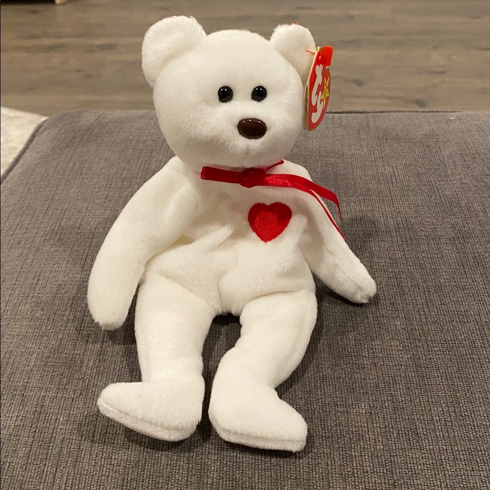 TY Beanie Baby - Valentino - NEW WITH TAGS!  vintage toys toy plush kids stuffed